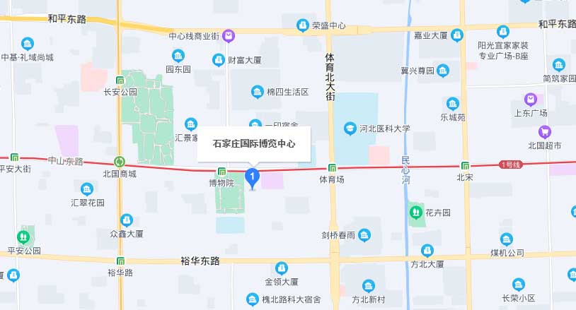 石家庄家博会交通路线地图